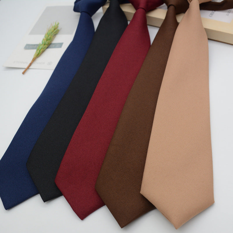 Men's Necktie - Pre-Tied Knotless Adjustable Tie 5 Pack for & Women Academic Style for - product detail view 12