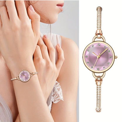Women's Quartz Watch - Bracelet for Hexagonal Case Stainless Steel Analog Dress Wristwatch Petite - product detail view 15
