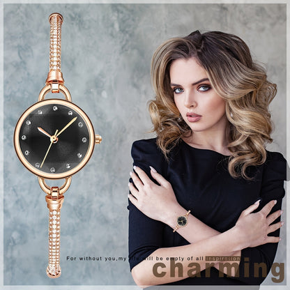 Women's Quartz Watch - Bracelet for Hexagonal Case Stainless Steel Analog Dress Wristwatch Petite - product detail view 24