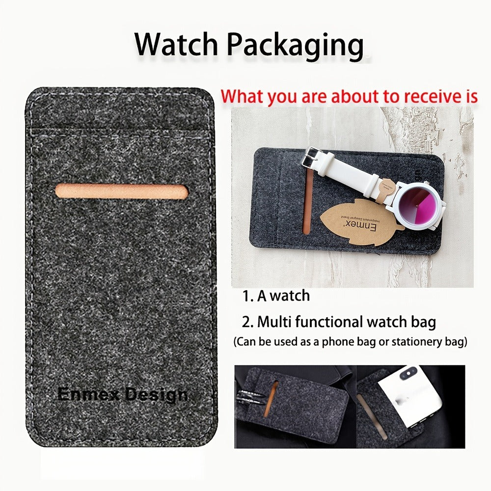 Women's Quartz Watch - Color Changing for Glamorous Shifting Color Display PU Leather Strap - product detail view 12