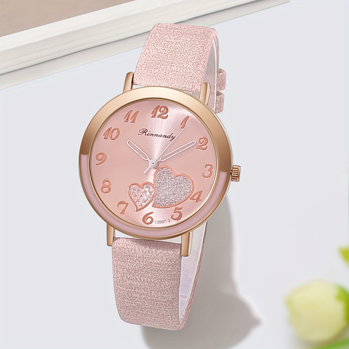 Women's Quartz Watch - Cute Shiny Heart Candy Color Fashion Analog Wristwatch Colorful Casual - product detail view 16