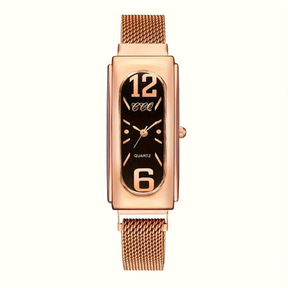 Women's Quartz Watch - Fashion Casual for Innovative Analog Dial, Everyday Wristwatch, Versatile - product detail view 5