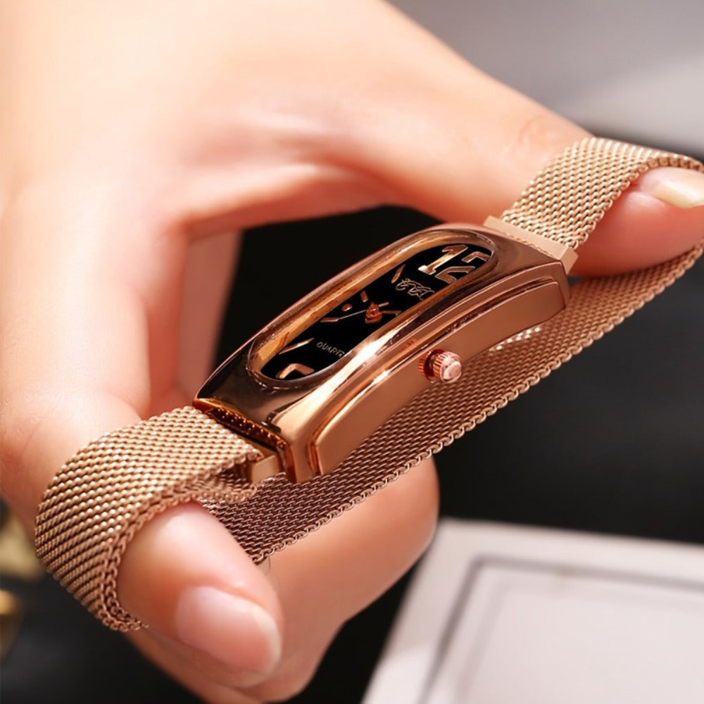 Women's Quartz Watch - Fashion Casual for Innovative Analog Dial, Everyday Wristwatch, Versatile - product detail view 7