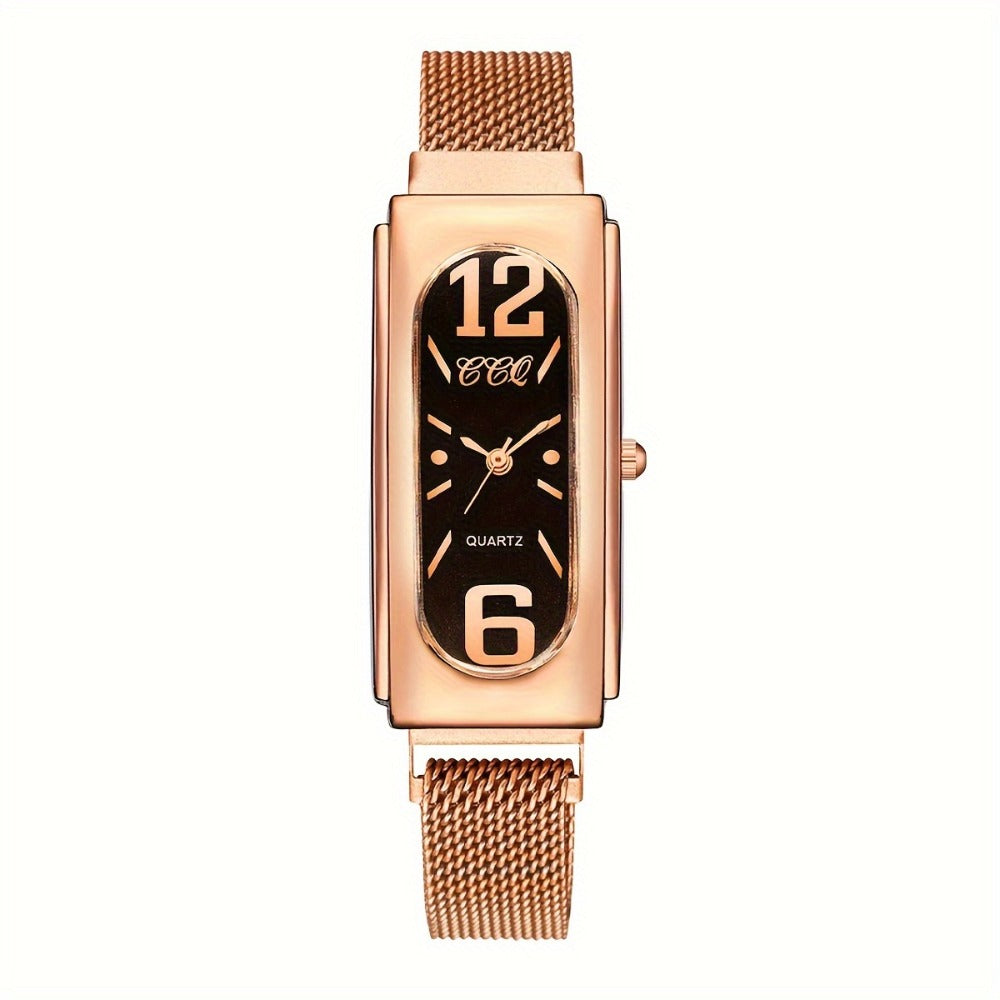Women's Quartz Watch - Fashion Casual for Innovative Analog Dial, Everyday Wristwatch, Versatile - product detail view 13