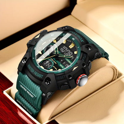 Men's Quartz Watch - FOXBOX LED Digital Night Light Stopwatch Multifunctional Outdoor Hiking - product detail view 25