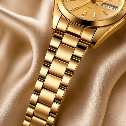 Women's Quartz Watch - Luxury 's Japan Movement Luminous Hands Stainless Steel Band - Elegant - product detail view 7