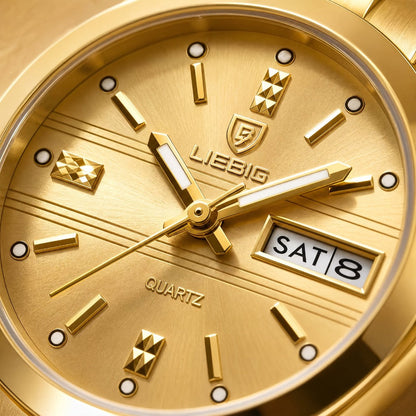 Women's Quartz Watch - Luxury 's Japan Movement Luminous Hands Stainless Steel Band - Elegant - product detail view 12