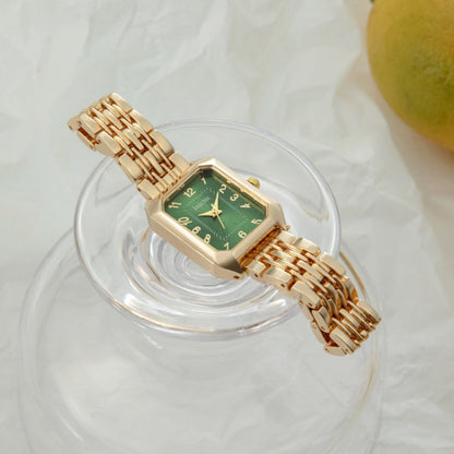 Women's Quartz Watch - 's & Bangle Set 2pcs Vintage Rectangular Dial with Trendy Open Bangle - product detail view 38