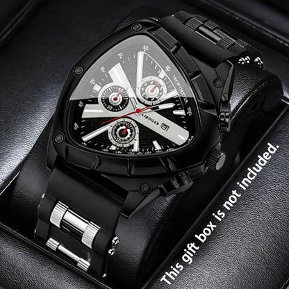 Men's Quartz Watch - 's Casual Fashion Date Calendar Display Analog Pointer Single or 2pcs Set - product detail view 6