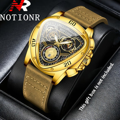 Men's Quartz Watch - 's Casual Fashion Date Calendar Display Analog Pointer Single or 2pcs Set - product detail view 9