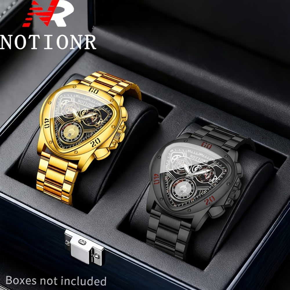 Men's Quartz Watch - 's Casual Fashion Date Calendar Display Analog Pointer Single or 2pcs Set - product detail view 20