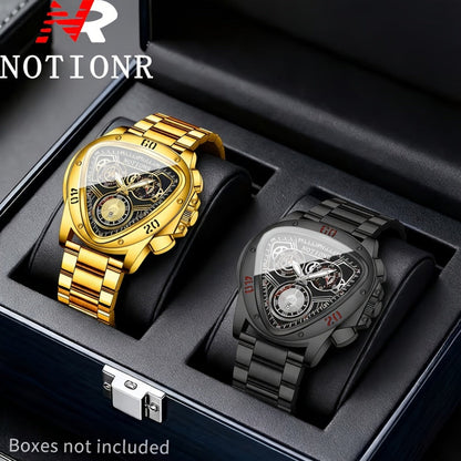Men's Quartz Watch - 's Casual Fashion Date Calendar Display Analog Pointer Single or 2pcs Set - product detail view 20