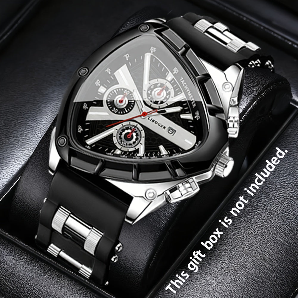 Men's Quartz Watch - 's Casual Fashion Date Calendar Display Analog Pointer Single or 2pcs Set - product detail view 63