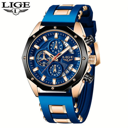 Men's Quartz Watch - 's Chronograph with Luminous Dial & Calendar | Stopwatch, Outdoor Sports - product detail view 26