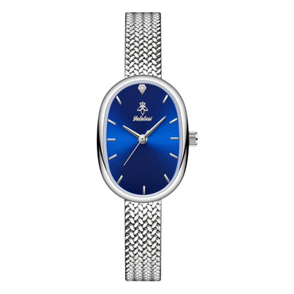 Women's Quartz Watch - 's Elegant Oval Dial Leaf Pattern Bracelet Strap with Gift Box, Stylish - product detail view 14
