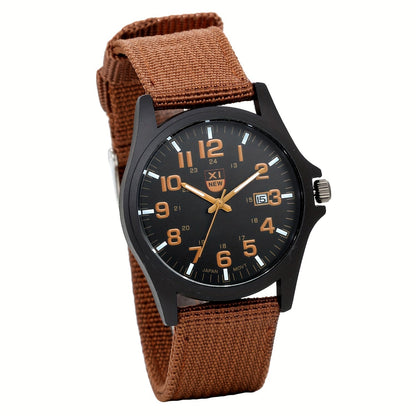 Men's Quartz Watch - 's Minimalist 24H Display, Luminous Dial, Date Calendar, Analog Casual - product detail view 12