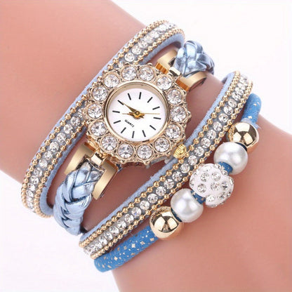 Women's Quartz Watch - 's PU Leather Bracelet Alloy Case Glass Dial Casual Dress Fashion - product detail view 9