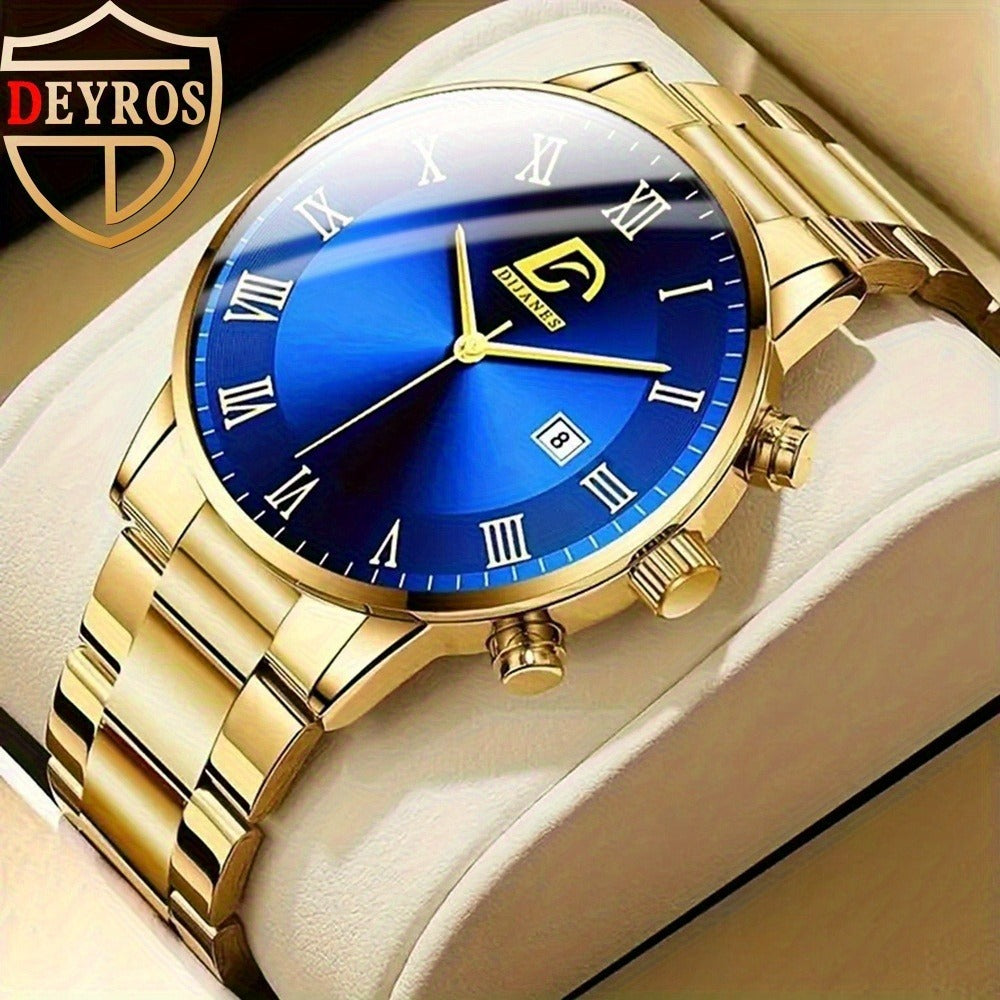 Men's Quartz Watch - 's Set 10pcs Casual Analog Watches Alloy Faux Leather Multiple Colors Date - product detail view 12