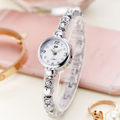 Women's Quartz Watch - 's Slim Bracelet Petite Dial Minimalist Ladies Wristwatch Alloy Case - product detail view 5