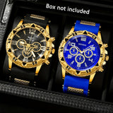 golden blue +black
