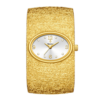 Women's Quartz Watch - 's Vintage Rhinestone Oval Dial Zinc Alloy Case Analog Wristwatch Elegant - product detail view 19