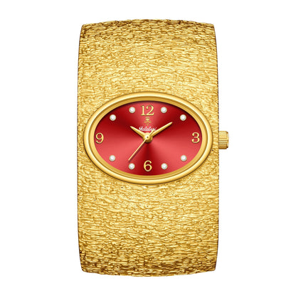 Women's Quartz Watch - 's Vintage Rhinestone Oval Dial Zinc Alloy Case Analog Wristwatch Elegant - product detail view 20