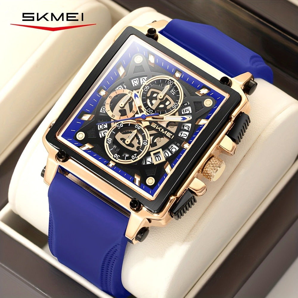 Men's Quartz Watch - SKMEI Chronograph Date Display Luminous Hands 3ATM Waterproof Casual - product detail view 4
