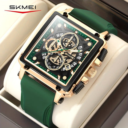 Men's Quartz Watch - SKMEI Chronograph Date Display Luminous Hands 3ATM Waterproof Casual - product detail view 6