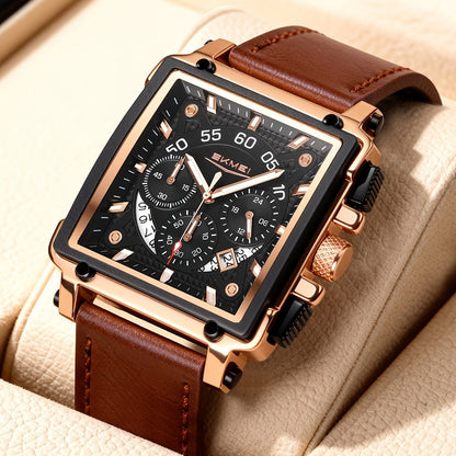 Men's Quartz Watch - SKMEI Chronograph Date Display Luminous Hands 3ATM Waterproof Casual - product detail view 10