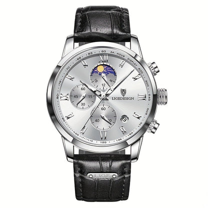 Men's Quartz Watch - Sport Waterproof Chronograph for Luminous Calendar Wristwatch, Casual - product detail view 23