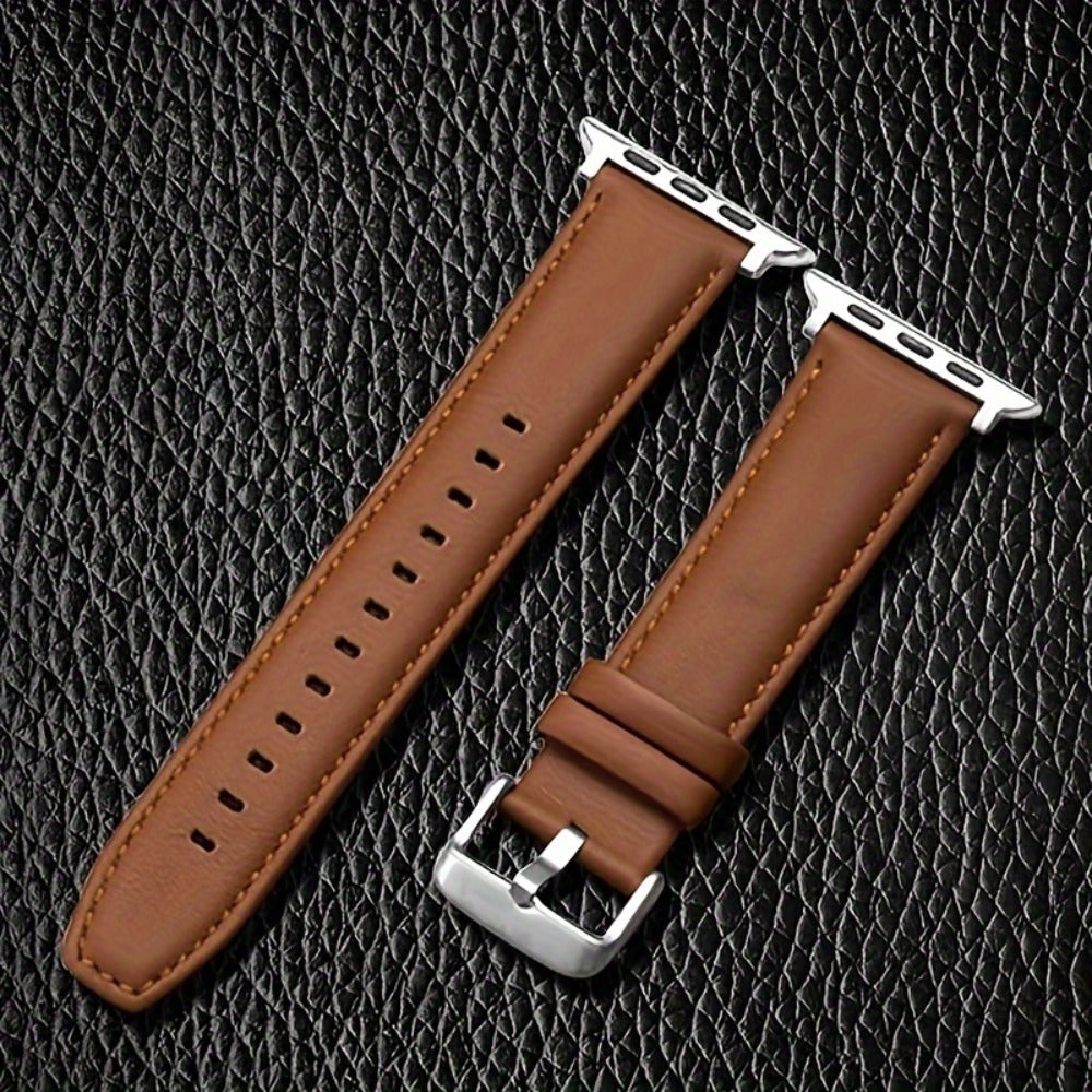 Men's Watch - Apple Band Leather Calfskin | Compatible with Series Ultra - product detail view 3