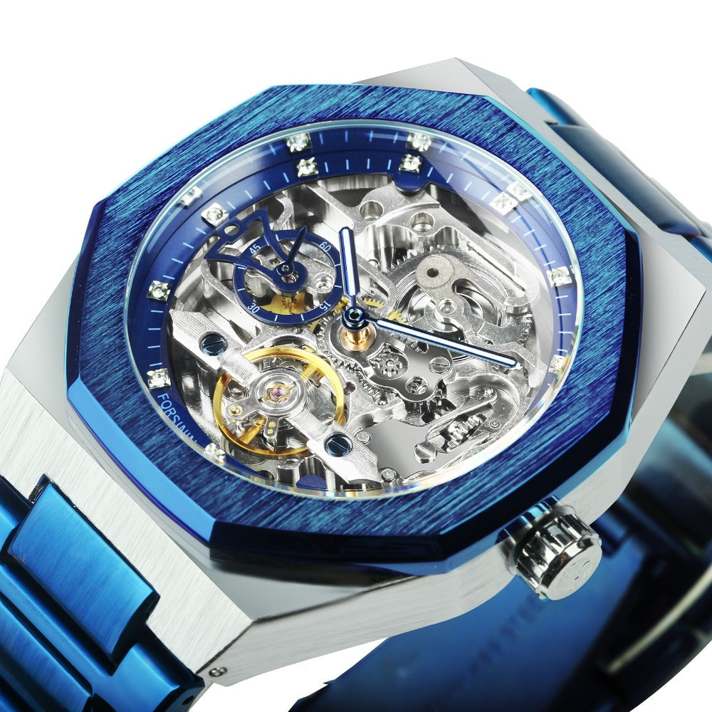 Men's Watch - FORSINING Skeleton Tourbillon Automatic Mechanical for Luminous Hands - product detail view 13