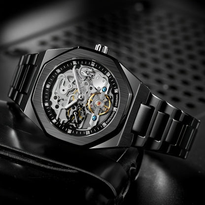 Men's Watch - FORSINING Skeleton Tourbillon Automatic Mechanical for Luminous Hands - product detail view 16