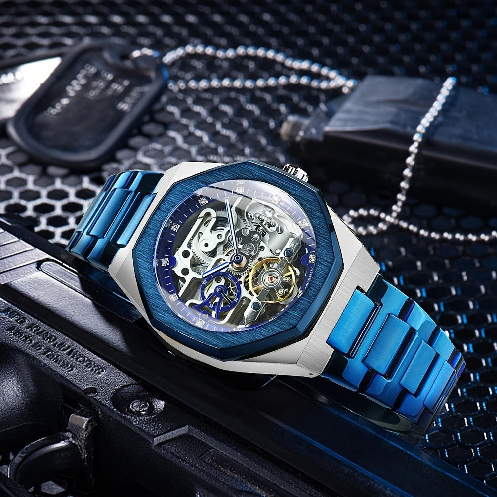 Men's Watch - FORSINING Skeleton Tourbillon Automatic Mechanical for Luminous Hands - product detail view 19