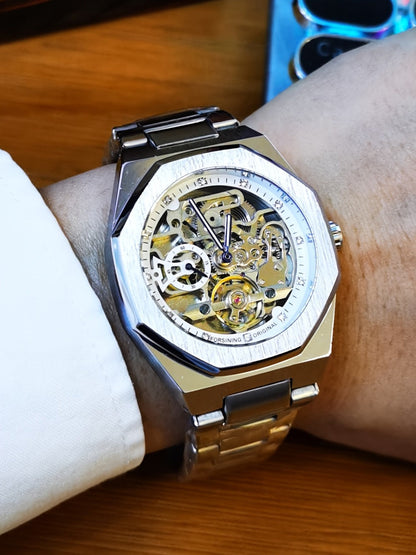 Men's Watch - FORSINING Skeleton Tourbillon Automatic Mechanical for Luminous Hands - product detail view 23