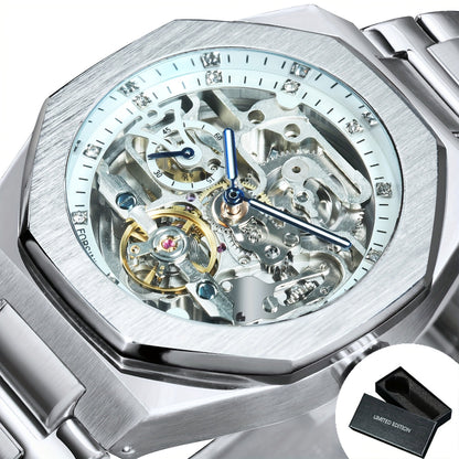 Men's Watch - FORSINING Skeleton Tourbillon Automatic Mechanical for Luminous Hands - product detail view 29