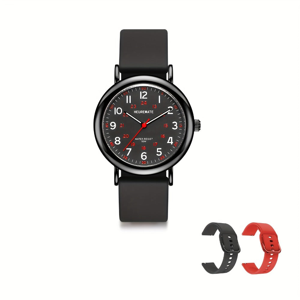 Men's Watch - Nurse Waterproof Luminous Easy-Read Dial 24-Hour Second Hand Colorful - product detail view 13