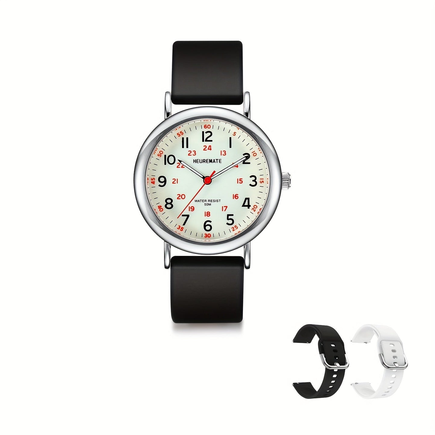 Men's Watch - Nurse Waterproof Luminous Easy-Read Dial 24-Hour Second Hand Colorful - product detail view 20