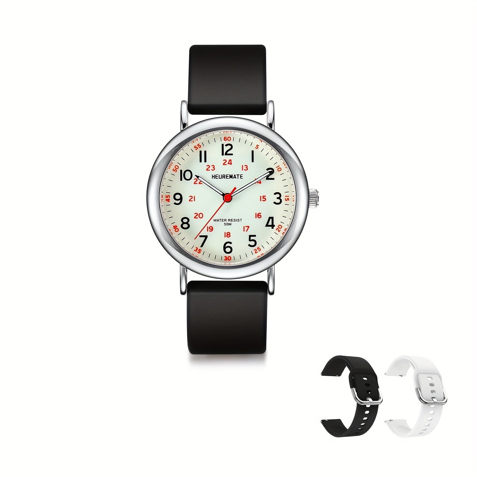 Men's Watch - Nurse Waterproof Luminous Easy-Read Dial 24-Hour Second Hand Colorful - product detail view 20
