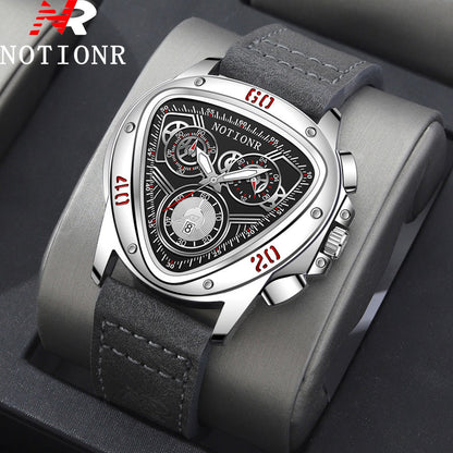 Men's Watch - 's 2-Piece Set Triangle Dial Silicone Strap & Retro Square Dial Faux - product detail view 51