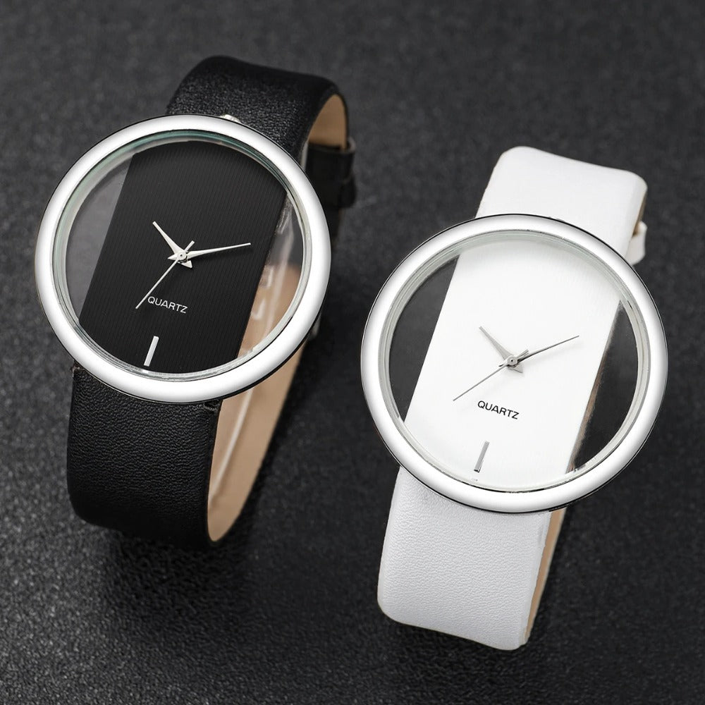 Women's Watch - 's Set 2 Pieces Elegant Fashion Analog Wristwatch Ladies Trendy Casual - product detail view 3