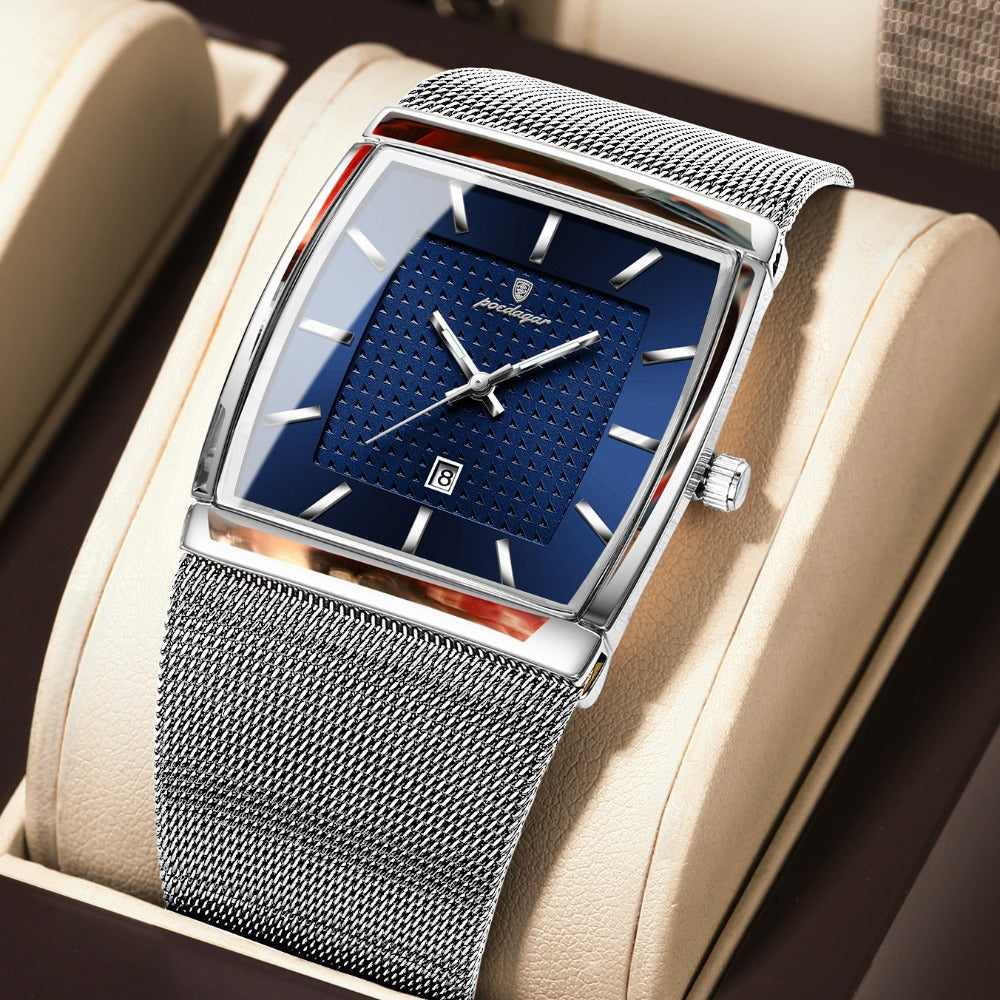Men's Watch - 's Waterproof Fashion 3ATM Water Resistant, Stainless Steel Mesh Band - product detail view 19