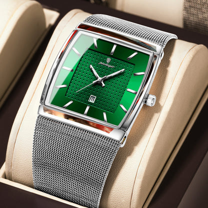 Men's Watch - 's Waterproof Fashion 3ATM Water Resistant, Stainless Steel Mesh Band - product detail view 34