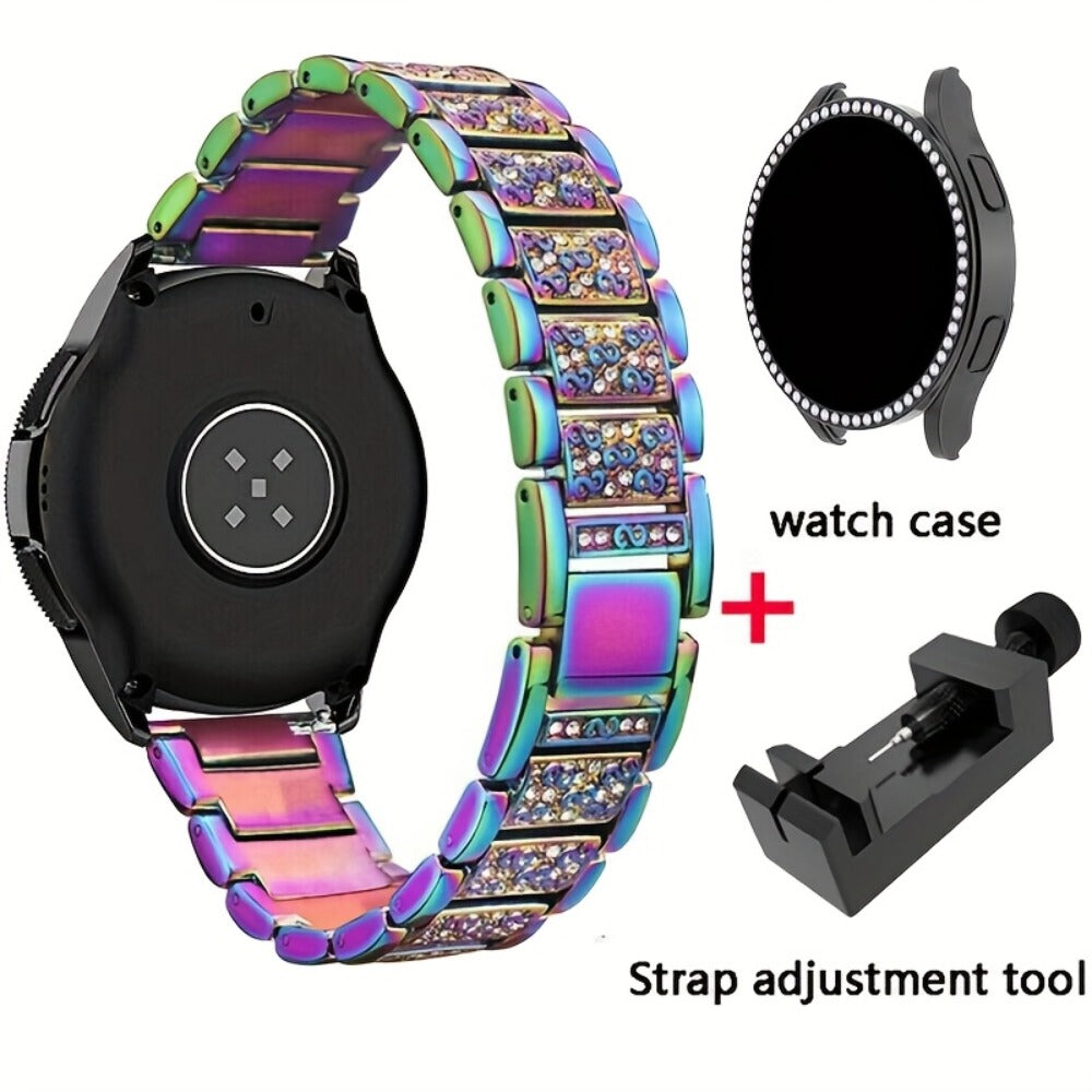 Women's Watch - Samsung Galaxy Band Rhinestone Set Full Crystal Bling Strap with Single - product detail view 10