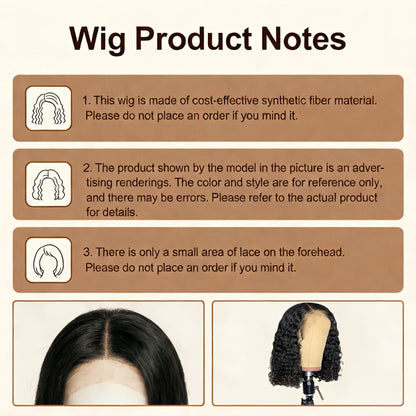 Women's Wig - Deep Wave | Pre-Styled Hairline, Fluffy Thick Natural Look, Comfortable - product detail view 11