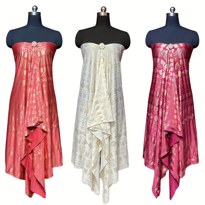 Scarf for Women - Milk Fiber Shawl 3pcs Set for - Soft Stretchy Warm Windproof with Gift - product detail view 27