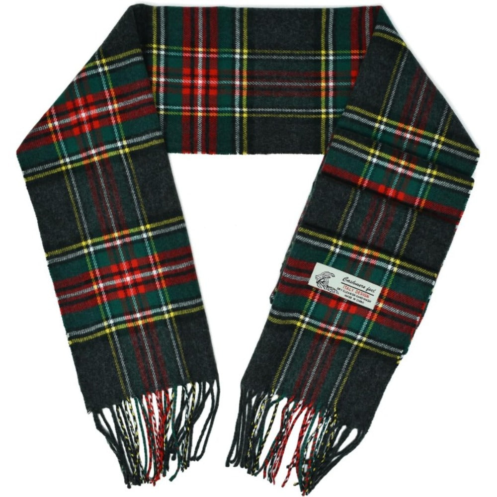 Scarf for Women - Plaid for Men Scottish Stewart Tartan Cashmere Feel 72"x12", Soft Warm - product detail view 13