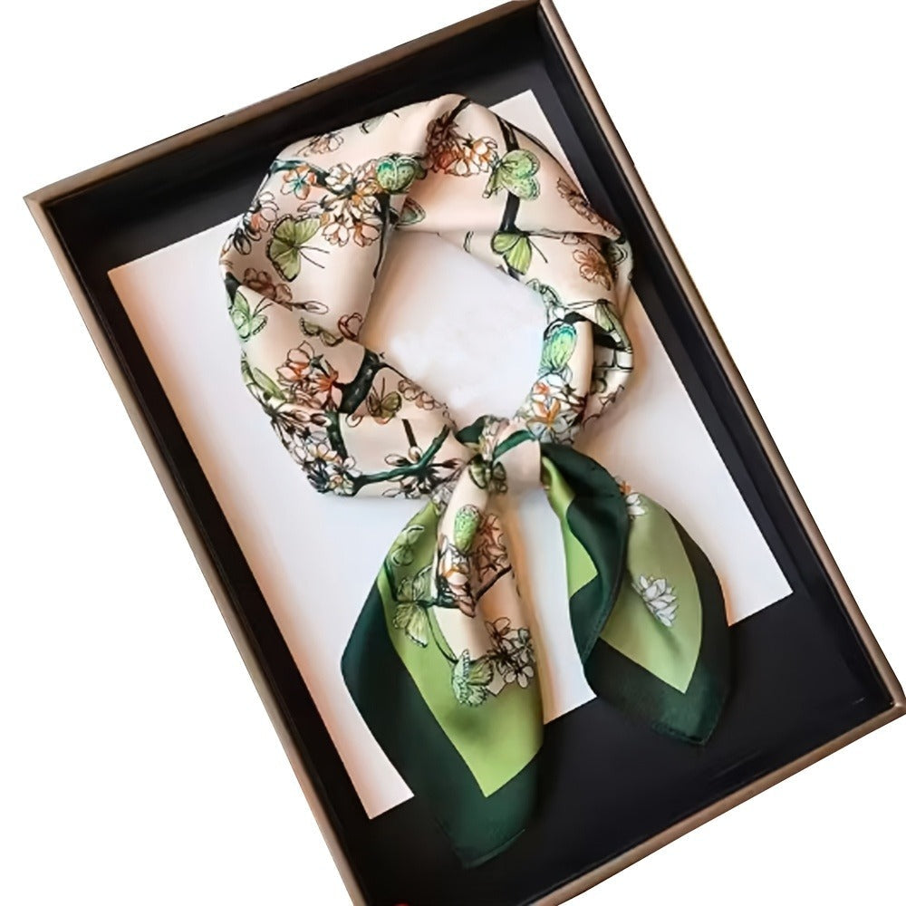 Scarf for Women - Satin Hair Set of 6 Silk-Feel Head & Neck for | Ribbon Headband Sleeping - product detail view 4