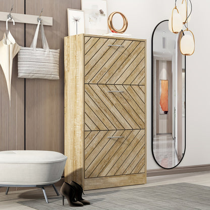 Shoe Cabinet shown in the one-size, Ginger option