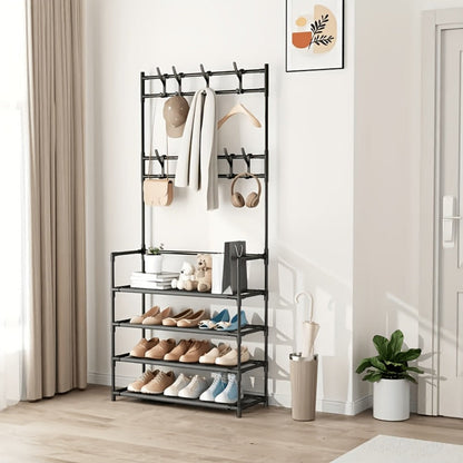 Shoe Rack, Entryway Shoe Organizer for Organized Everyday Storage detail image - detail view 3